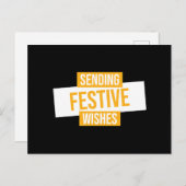 2024年新年おめでとう – フェスティバルの願いを送る シーズンポストカード (正面/裏面)