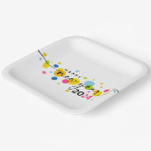 2024年新年おめでとう ペーパープレート (傾斜あり)