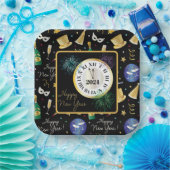 2024年新年おめでとう ペーパープレート (パーティー)