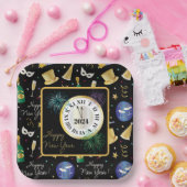 2024年新年おめでとう ペーパープレート (パーティー)