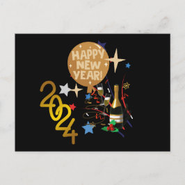 2024年新年おめでとう ポストカード