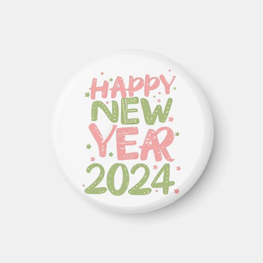 2024年新年おめでとう マグネット (正面)