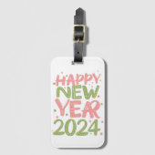 2024年新年おめでとう ラゲッジタグ (正面縦)