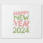 2024年新年おめでとう ラッピングペーパー (フラット)