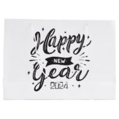 2024年新年おめでとう ラージペーパーバッグ (裏面)