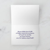 2024年新年おめでとう。花火カラフル シーズンカード (内部)