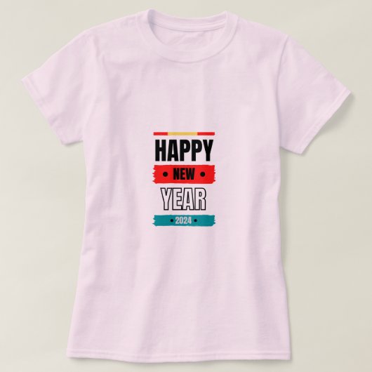 2024年新年おめでとう Tシャツ (デザイン正面)