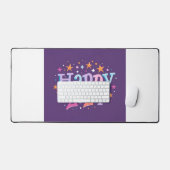 2024年新年お祝い – ハッピー2024デザイン デスクマット (キーボード&マウス)