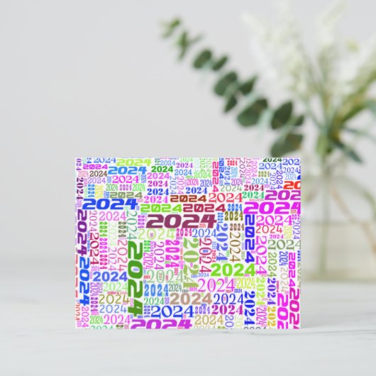 2024年新年のご挨拶 シーズンポストカード (スタンド正面)