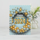 2024年新年の挨拶カード シーズンカード (スタンド正面)