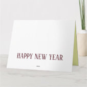 2024年新年の挨拶 カード (裏面)