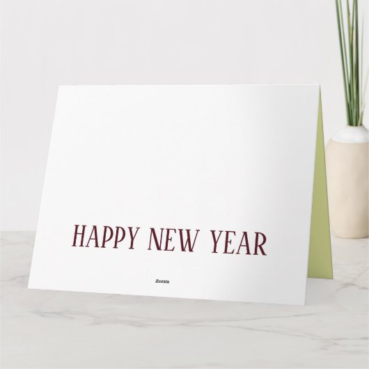 2024年新年の挨拶 カード (裏面)