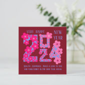 2024年新年の挨拶 誰にでも カード (スタンド正面)