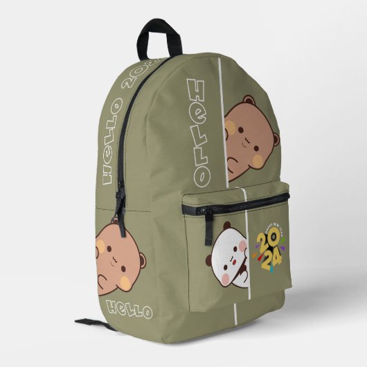 2024年新年の発表 |プリントカットソーバッグ プリントバックパック (裏面左端)