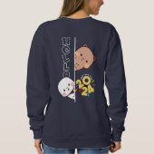 2024年新年の発表 |女性用スウェットシャツ スウェットシャツ (裏面)