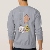 2024年新年の発表 |男性用スウェットシャツ スウェットシャツ (裏面)