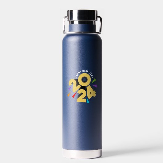 2024年新年の発表 |銅の真空 ウォーターボトル (背面)