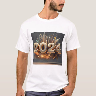 2024年新年のTシャツの作成には考慮が必要 Tシャツ