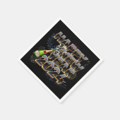 2024年新年エレガント大晦日パーティー スタンダードカクテルナプキン (角)