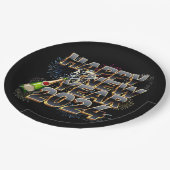 2024年新年エレガント大晦日パーティー ペーパープレート (アングル)