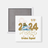 2024年新年クルーズスクワッドNYEパーティー旅行団 マグネット (正面/裏面)