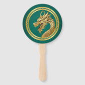 2024年新年パーティー中国の – 新年ドラゴン –  ハンドファン (正面)