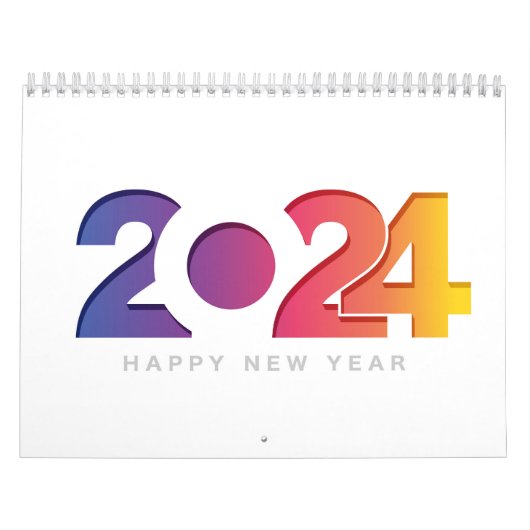 2024年新年 カレンダー (カバー)
