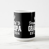 2024年新祖父妊娠に昇進 コーヒーマグカップ (中央)