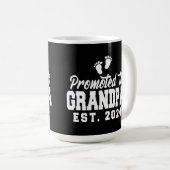 2024年新祖父妊娠に昇進 コーヒーマグカップ (正面右)