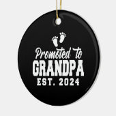 2024年新祖父妊娠に昇進 セラミックオーナメント (左)