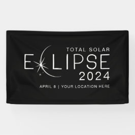 2024年日食カスタムロケーション日食パーティー 横断幕