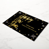 2024年明けましておめでとうございます カンパニーレッドリボン 箔シーズンカード (回転した状態)