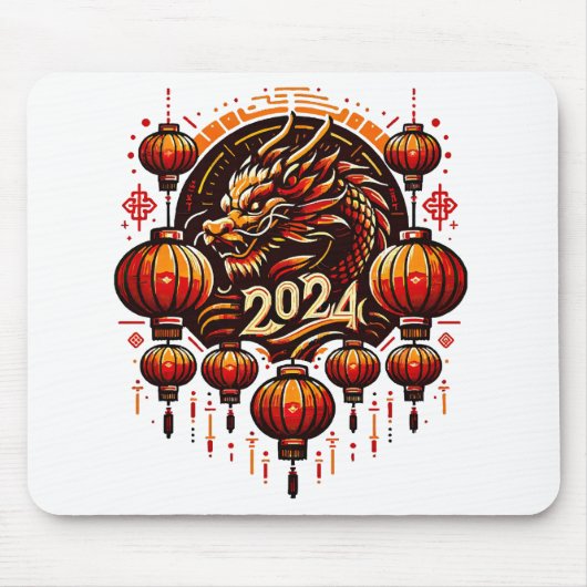 2024年春節 マウスパッド (正面)
