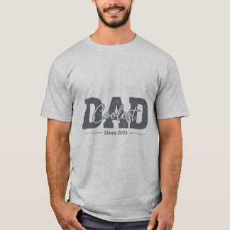 2024年最初の父の日Tシャツ クールなパパ Tシャツ