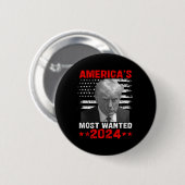 2024年最重要指名手配トランプ 缶バッジ (正面&裏面)