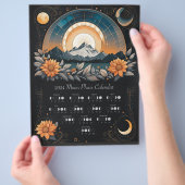 2024年月周期ひまわりカレンダー南ヘミ チラシ (手)