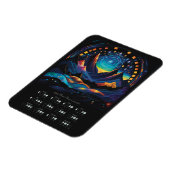 2024年月暦南半球 マグネット (左側)