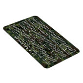 2024年月次カレンダー迷彩迷彩柄緑 マグネット (右側)