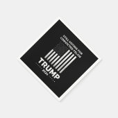 2024年有罪判決を受けたフェロン・トランプの投票 スタンダードカクテルナプキン (角)