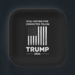2024年有罪判決を受けたフェロン・トランプの投票 ペーパープレート<br><div class="desc">2024年有罪判決を受けたフェロン・トランプの投票</div>