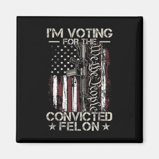 2024年有罪判決を受けた犯罪者31 マグネット (正面)