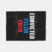 2024年有罪判決フェロン24 フリースブランケット (正面(横))