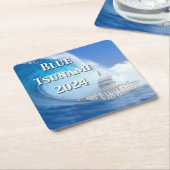 2024年東日本大震災後 スクエアペーパーコースター (アングル)