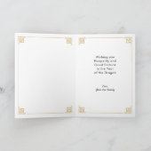 2024年正月中国のドラゴンフォトホリデーカード シーズンカード (内部)