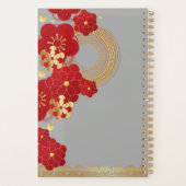 2024年正月中国の花プランナー プランナー手帳 (裏面)