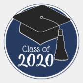 2024年海軍とホワイトグラードキャップのクラス ラウンドシール (正面)