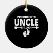 2024年父の日に伯父に昇進 セラミックオーナメント (裏面)