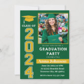 2024年版グリーンイエロー卒業生の募集 招待状 (正面)