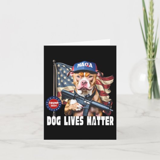 2024年犬おもしろい投票トランプ カード (正面)