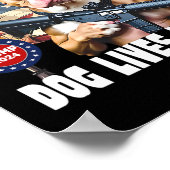2024年犬おもしろい投票トランプ ポスター (角)